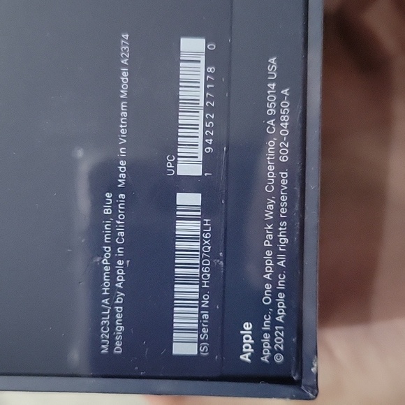 Apple HomePod mini NWT blue speaker - Picture 5 of 8